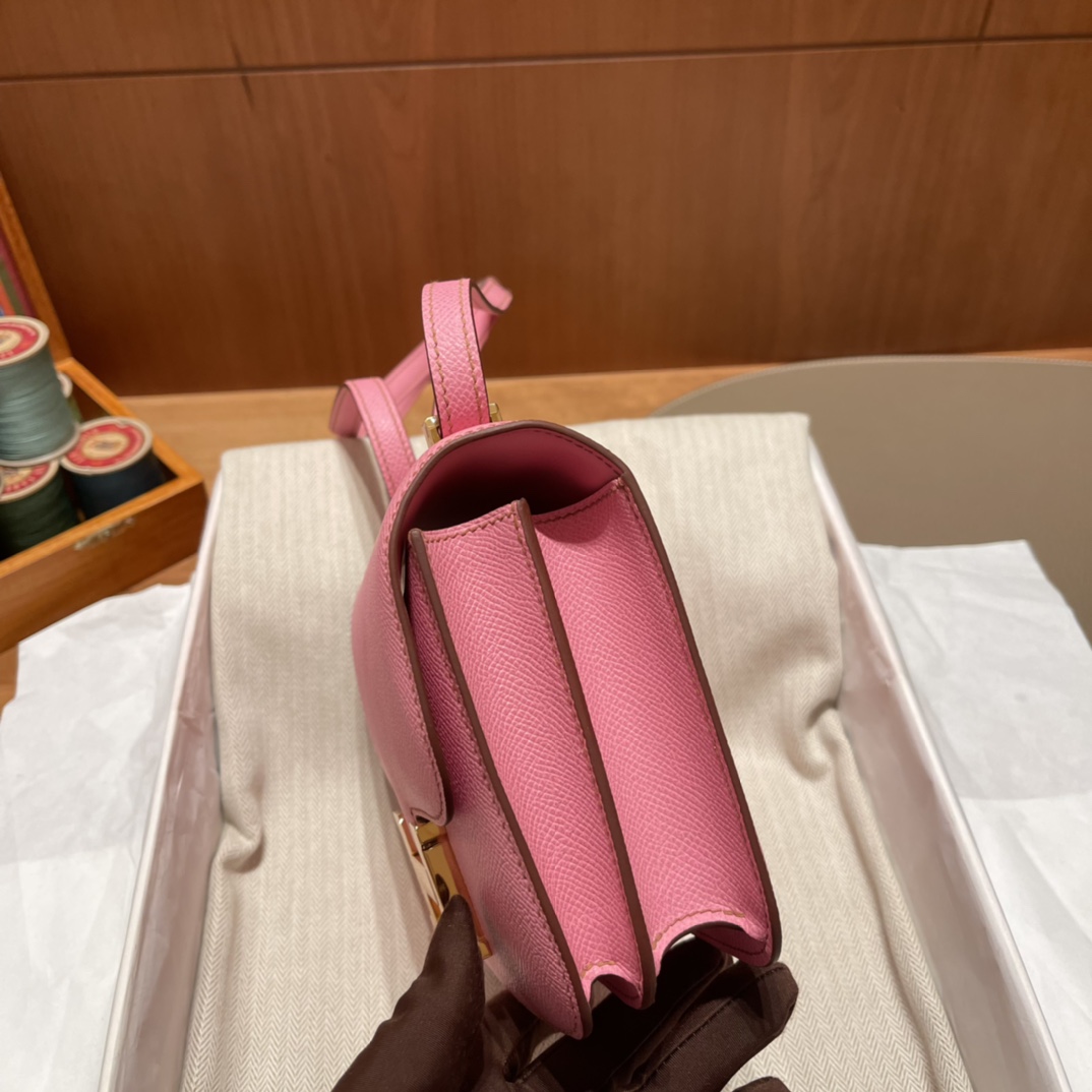 에르메스 콘스탄스18 사쿠라핑크 금장 앱송